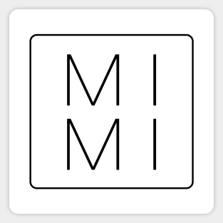 Minimalist Mimi Magnet